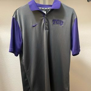 Nike TCU golf shirt